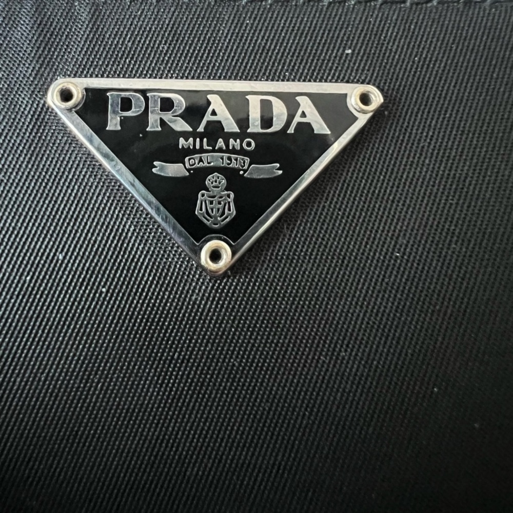 Prada Tessuto Nylon Black vintage 2005 Compact Wallet - Picture 14 of 15